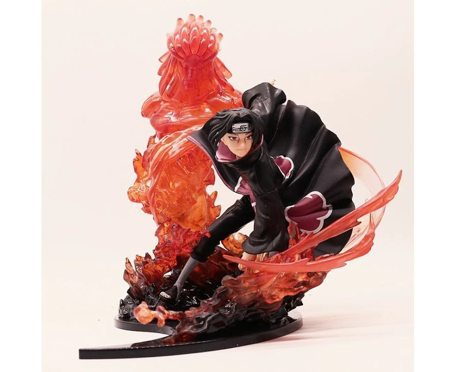 Anime Naruto Shippuden Uchiha Itachi Figure Model Sharingan Susanoo Statue Toy