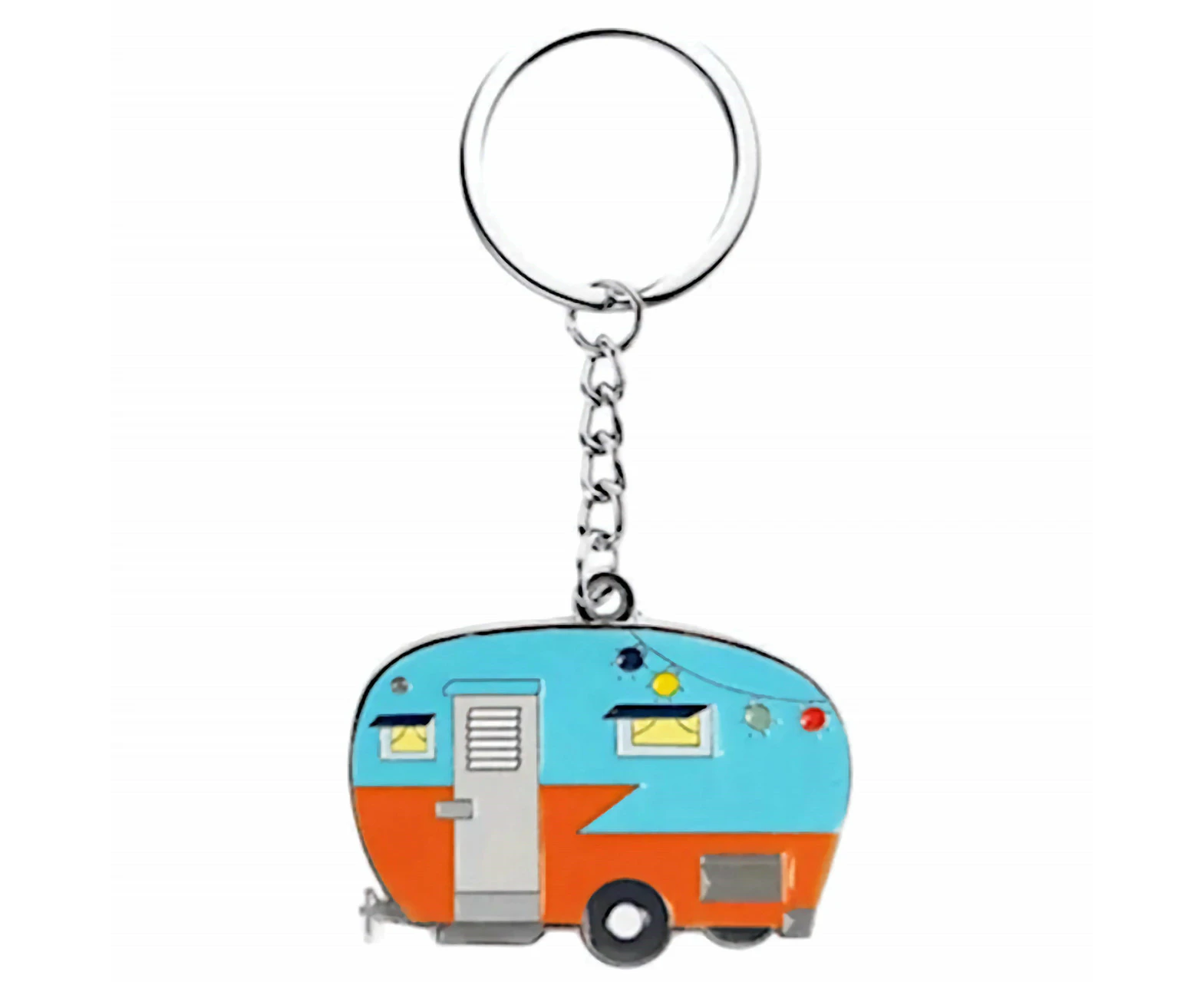 Caravan Key Ring Keychain Keyring Camping Van Travel Gift Idea Retro Camper