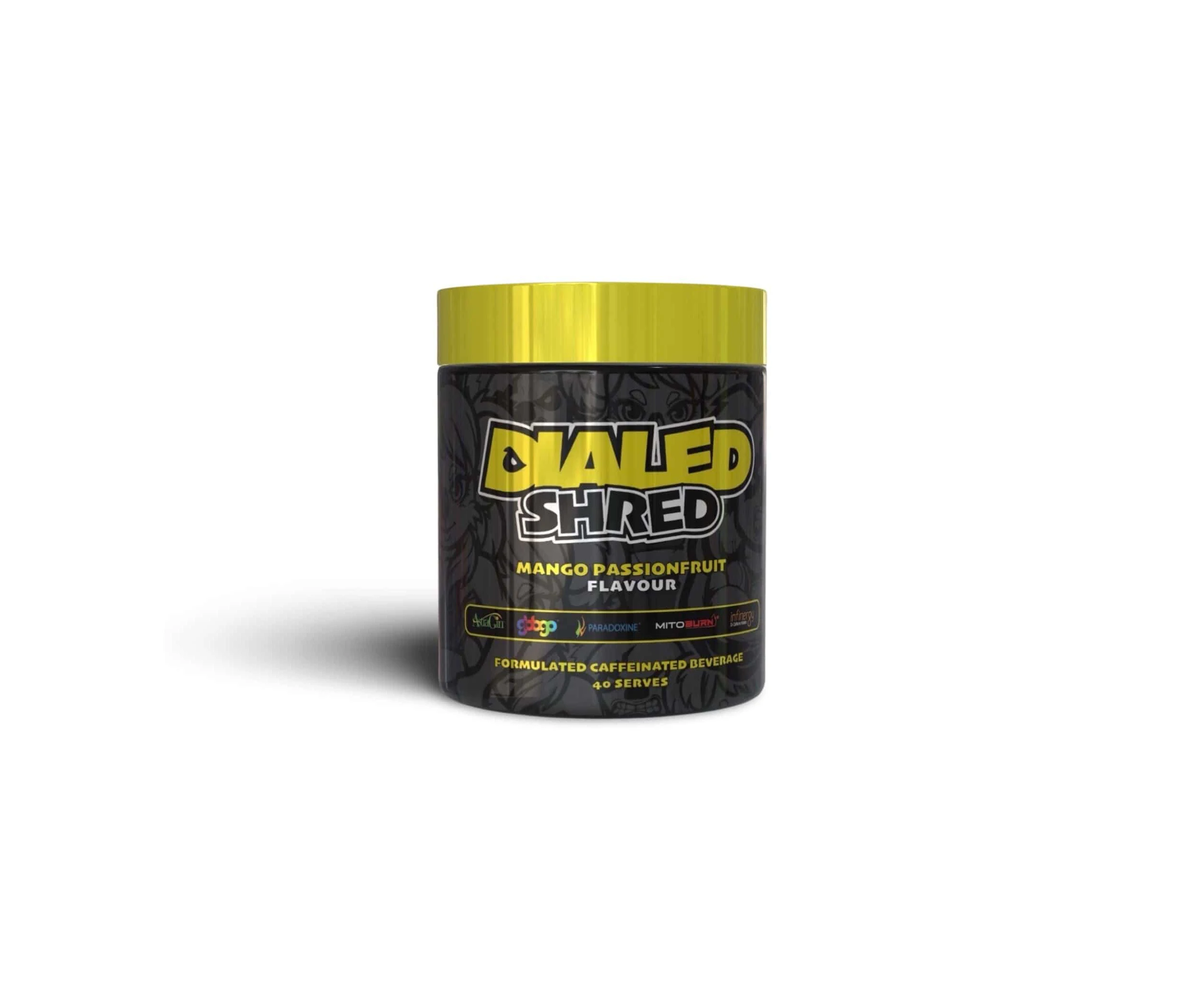 Dialed Shred Thermogenic Fat Burner By The X Athletics - Mango Passionfruit