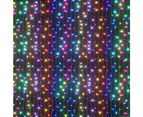 Jingle Jollys 6X3M Christmas Lights Curtain String Light 960 LED RGB Remote