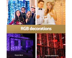 Jingle Jollys 6X3M Christmas Lights Curtain String Light 960 LED RGB Remote