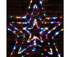 Stockholm Christmas Lights 85 LEDs 0.7M Solar 3D Star Fairy Outdoor Garden Decor