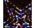 Stockholm Christmas Lights 85 LEDs 0.7M Solar 3D Star Fairy Outdoor Garden Decor