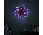 Stockholm 50CM Christmas Lights 100 LED Motif Lights Spinning Multi Colour