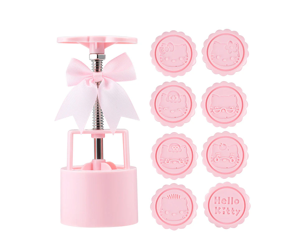 Hello Kitty Moon Cake Festival Baking Tool Set - 75g Moon Cake Mold Set