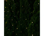 Stockholm 2.5x1.3M Christmas Lights 150 LED String Lights Solar Star Net Warm White Outdoor Garden