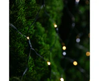 Stockholm 2.5x1.3M Christmas Lights 150 LED String Lights Solar Star Net Warm White Outdoor Garden