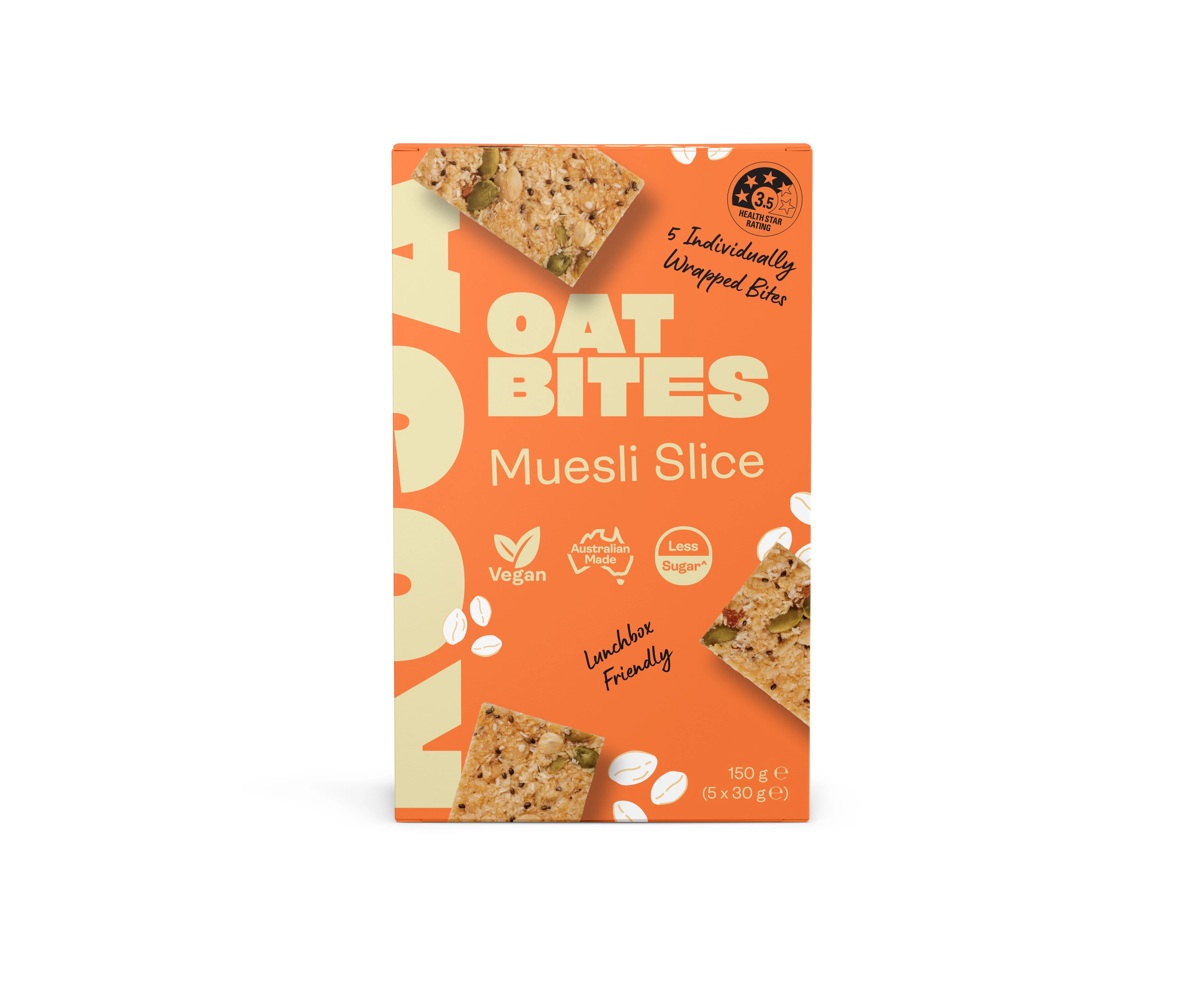 KOJA OAT BITES MUESLI SLICE MULTIPACK 5X30G