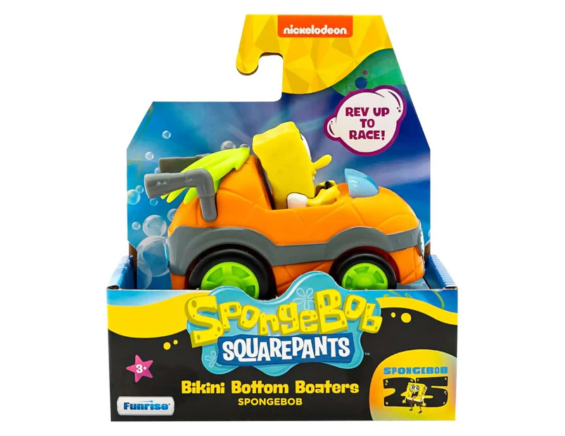 Spongebob Squarepants Bikini Bottom Boaters Spongebob Diecast Vehicle