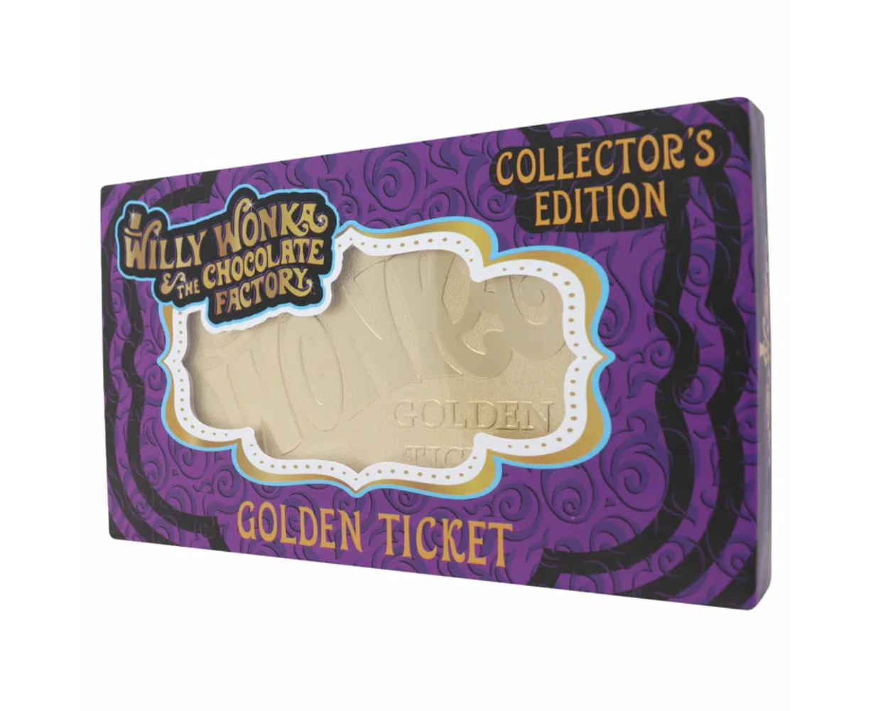 Willy Wonka And The Chocolate Factory Golden Ticket Collectors Edition Replica