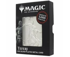 Magic The Gathering Teferi Limited Edition .999 Silver Plated Collectible Metal Card