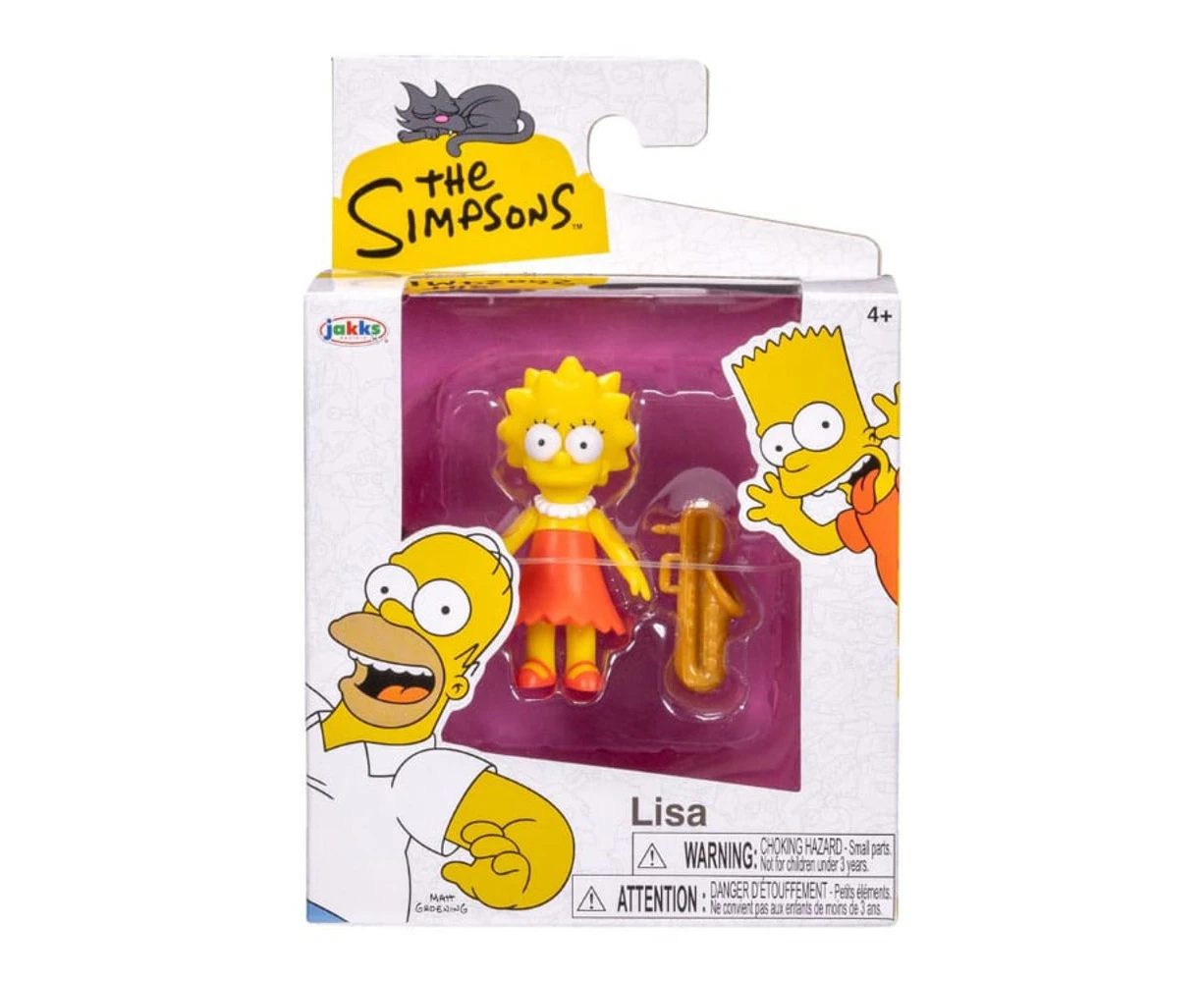 The Simpsons Lisa Simpson Wave 1 2.5 Inch Scaled Figure