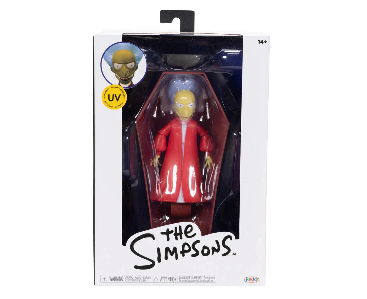 The Simpsons Vampire Mr Burns 5 Inch Premium Figure