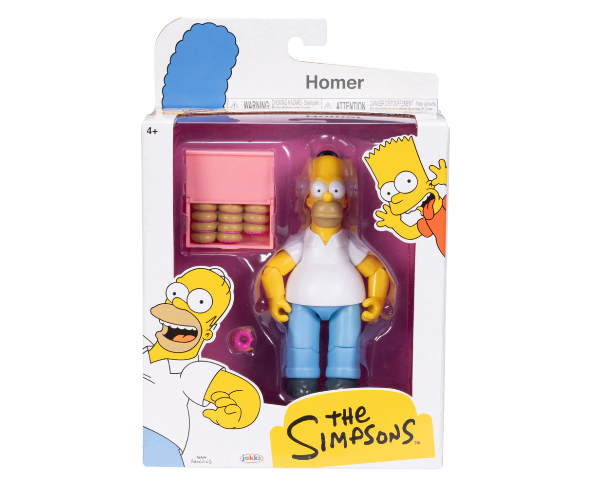 The Simpsons Homer Simpson Wave 1 5 Inch Scaled Figure