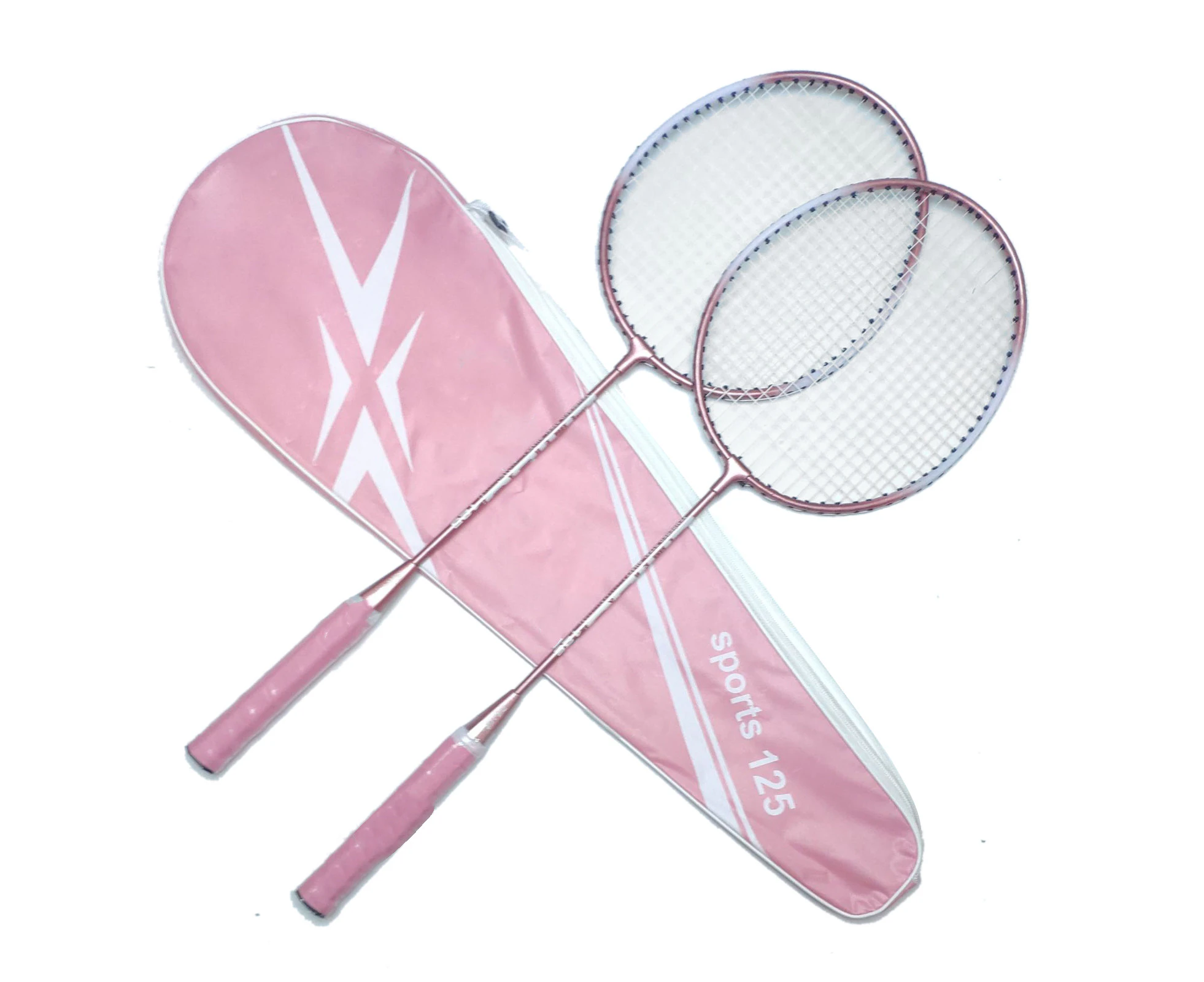 Professional Lightweight Metal Badminton Racket Goddess Pink