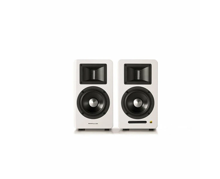 Airpulse A100 Wireless Active Bookshelf Speakers - White