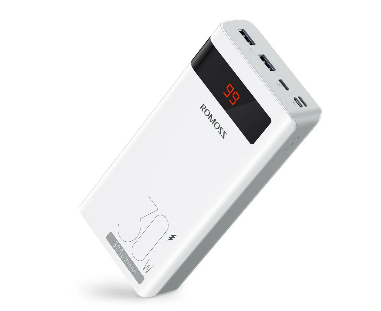 Romoss Sense 8PS Pro 30W 30000mAh Power Bank-White