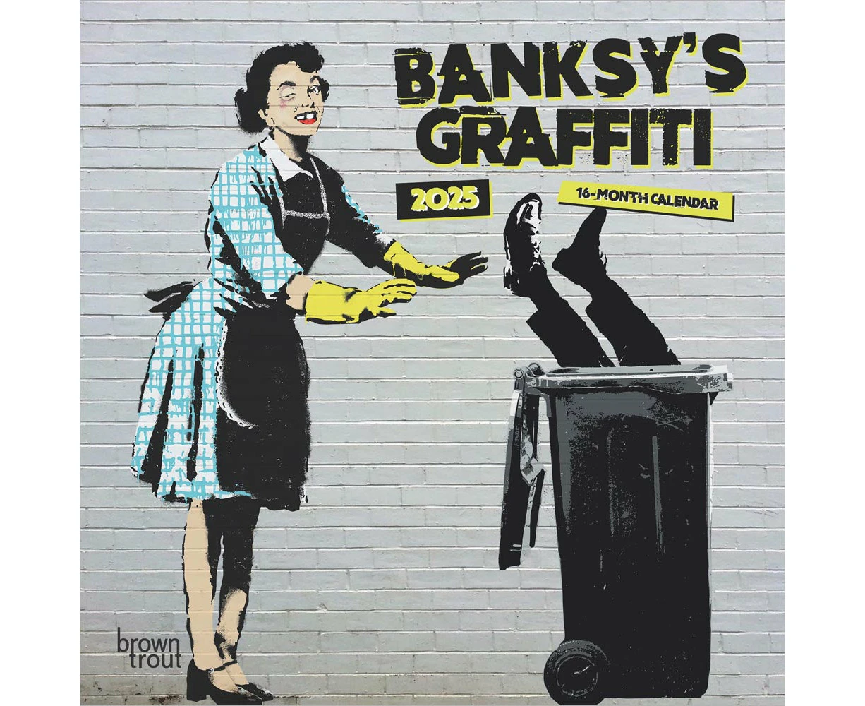 2025 Banksy's Graffiti Mini Wall Calendar