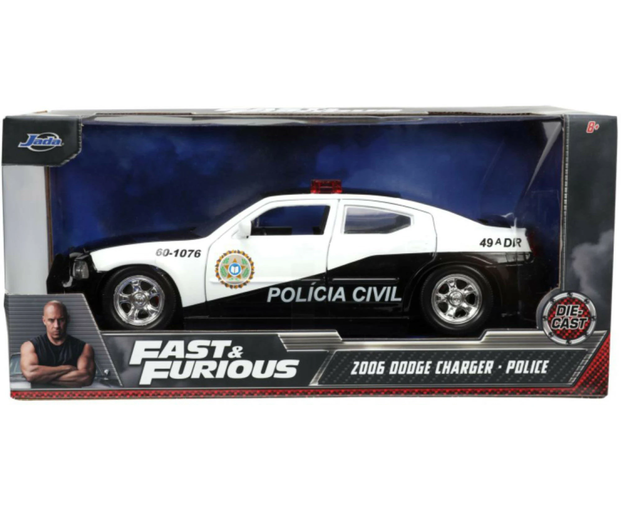 Fast & Furious - 2006 Dodge Charger Police Car 1:24 Scale