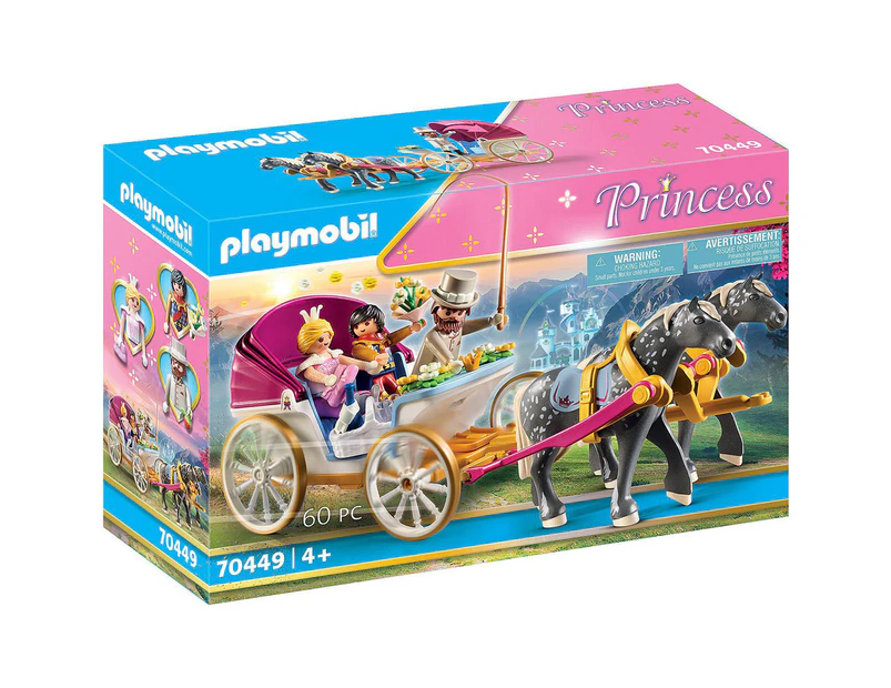 Playmobil Horse-Drawn Carriage Kids/Childrens Interactive Play Toy Playset 4+