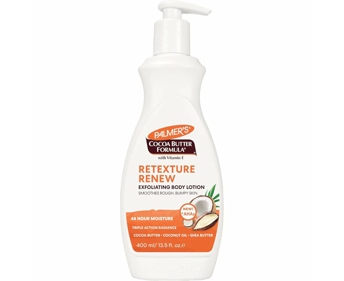 Palmers Cocoa Butter Retexture Renew Exfolitating Body Lotion 400ml