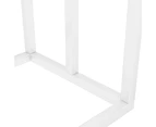 vidaXL Freestanding Towel Rack White 48x24x79 cm Iron