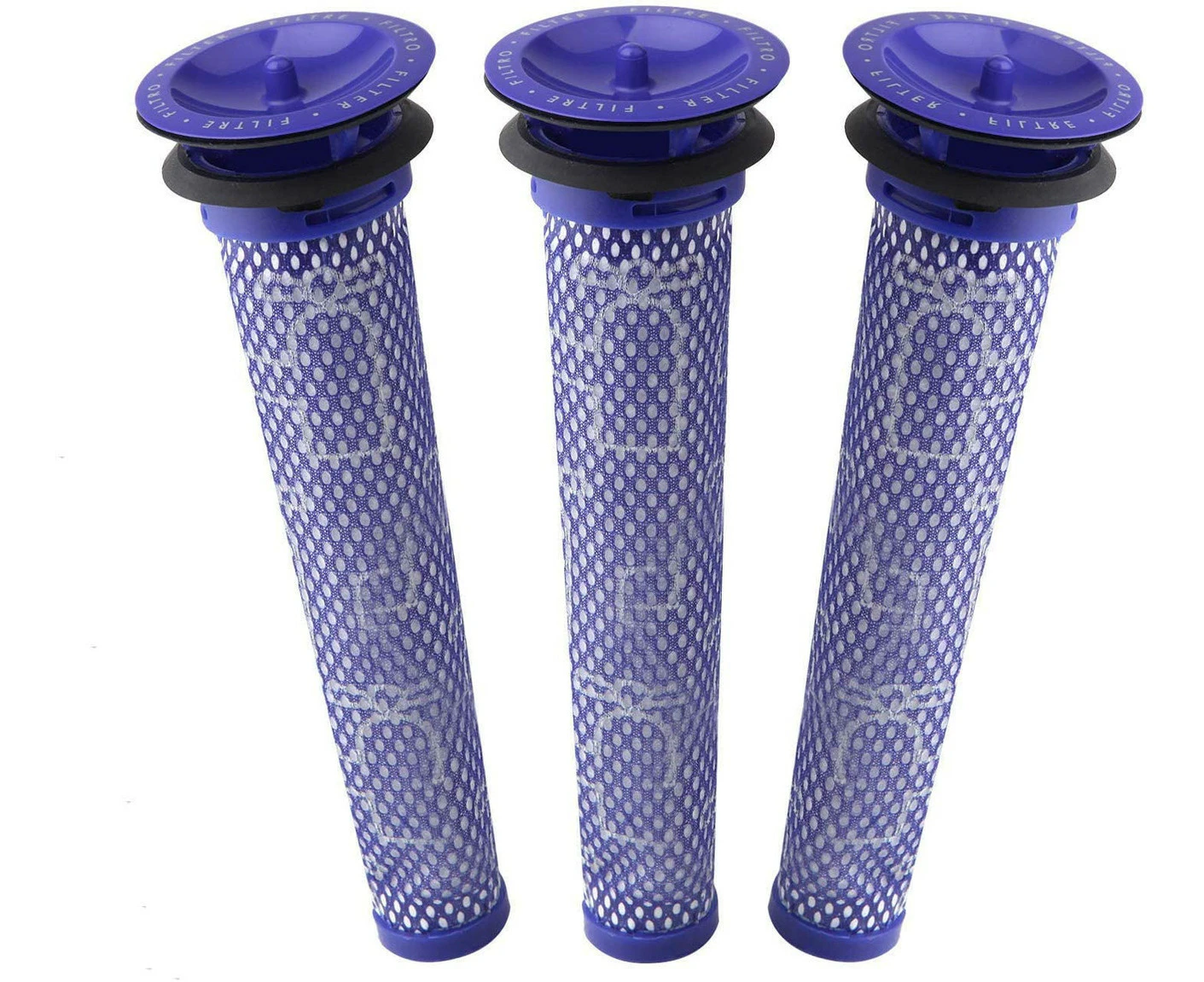 3 x Filters for DYSON V6, V7, V8,  DC58, DC59, DC61, DC62 stickvac