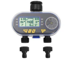 vidaXL Automatic Digital Water Timer with Dual Outlet