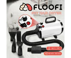 FLOOFI Dog Cat Pet Hair Dryer Advance Button Version White