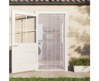 vidaXL Door Curtain Transparent 300 mmx2.6 mm 25 m PVC