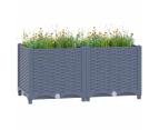 vidaXL Raised Bed 80x40x38 cm Polypropylene