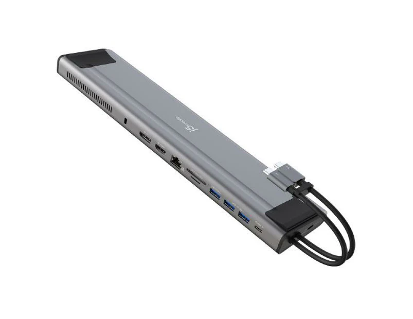 J5Create JCD552 M.2 NVMe USB-C Gen 2 Docking Station (Compatible with MacBook Pro and Air)