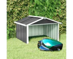 vidaXL Garden Robot Lawnmower Shed 92x97x63 cm Galvanised Steel Anthracite