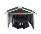 vidaXL Garden Robot Lawnmower Shed 92x97x63 cm Galvanised Steel Anthracite