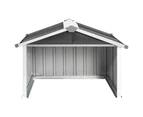 vidaXL Garden Robot Lawnmower Shed 92x97x63 cm Galvanised Steel Anthracite