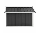 vidaXL Garden Robot Lawnmower Shed 92x97x63 cm Galvanised Steel Anthracite