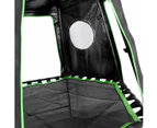 Lifespan Kids Pallas Play Tower with Metal Swing Set in Green Slide