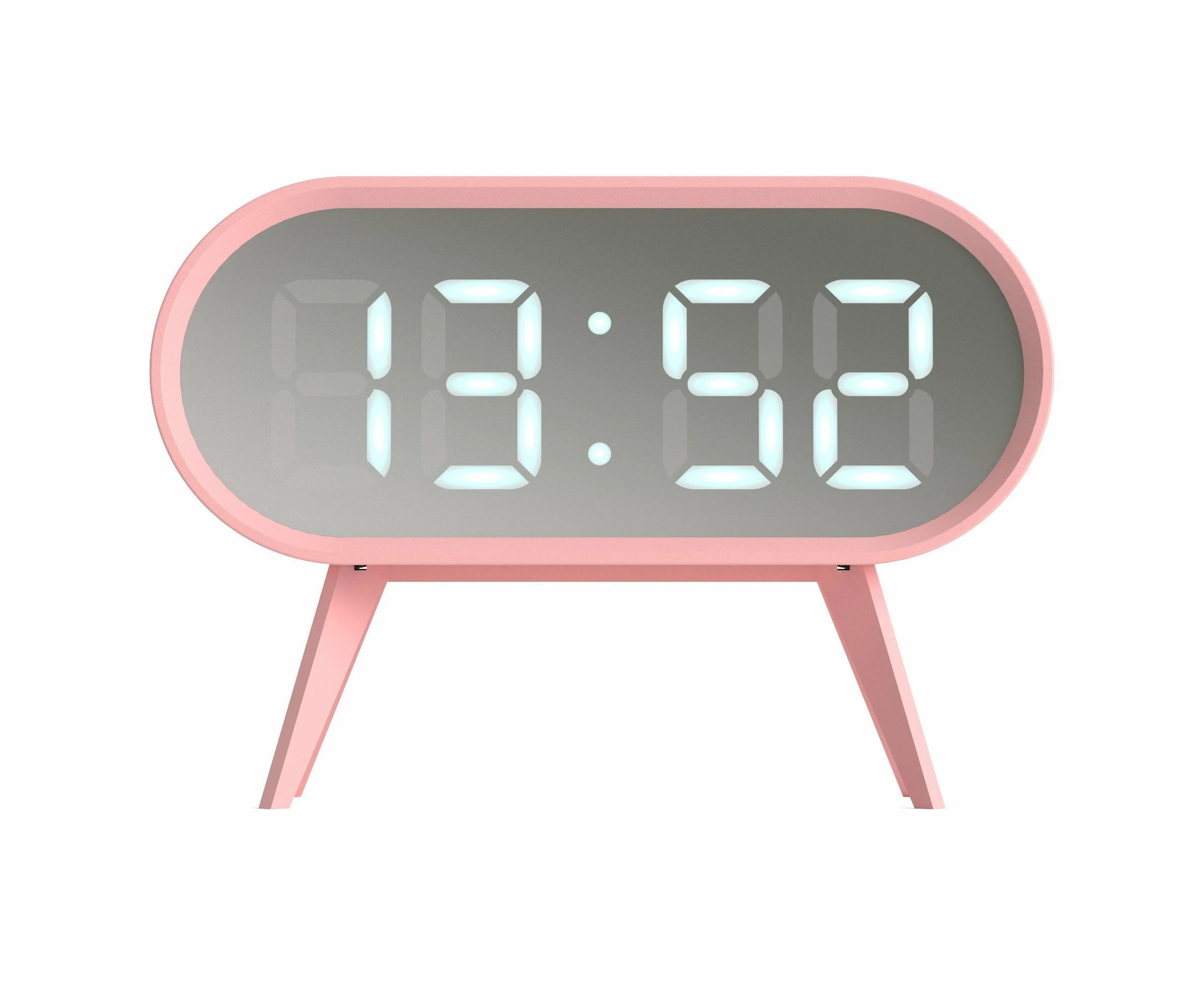 Newgate Space Hotel Cyborg Led Alarm Clock Pink