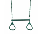 Lifespan Kids Pallas Play Tower with Metal Swing Set in Green Slide