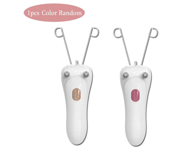 Mini Electric Facial Body Hair Removal USB Cotton Thread Epilator Shaver Trimmer Devices for Women Neck Lip Chin Arm Leg