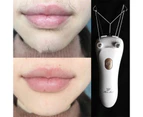 Mini Electric Facial Body Hair Removal USB Cotton Thread Epilator Shaver Trimmer Devices for Women Neck Lip Chin Arm Leg