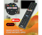 GENUINE SONY REMOTE CONTROL for ALL SONY TV NETFLIX Bravia 4k Ultra HD Smart