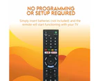 GENUINE SONY REMOTE CONTROL for ALL SONY TV NETFLIX Bravia 4k Ultra HD Smart