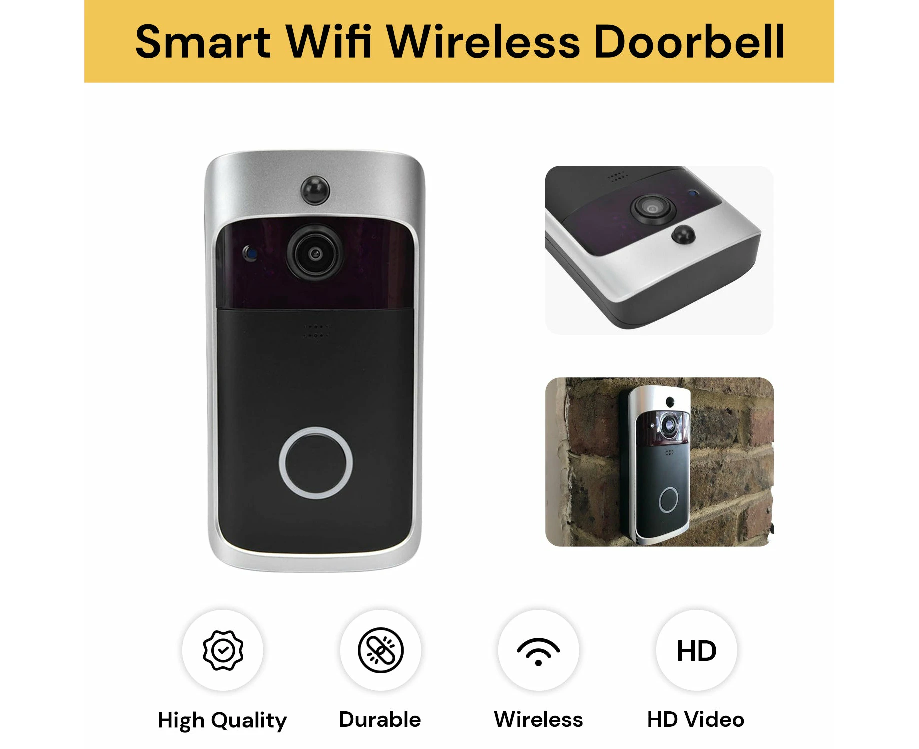 Smart Wifi Wireless Video Doorbell