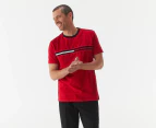 Tommy Hilfiger Men's Tino Tee / T-Shirt / Tshirt - Apple Red