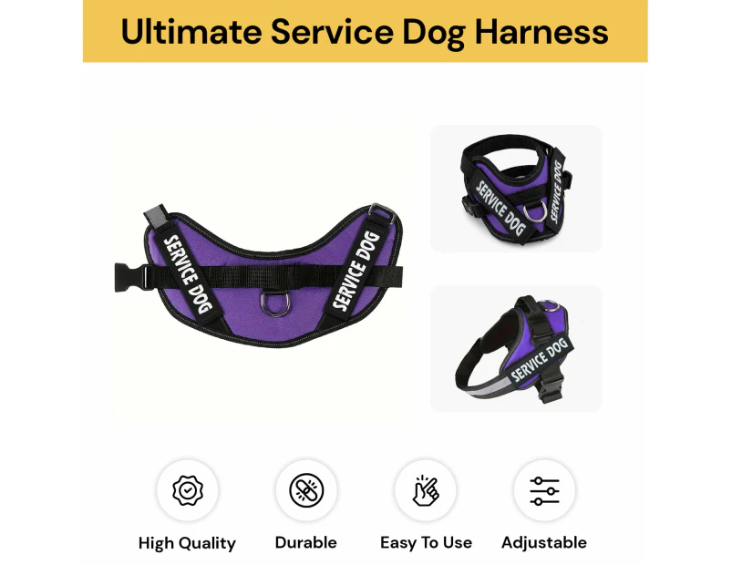 Ultimate Service Dog Harness - Purple