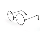 Vintage Women Men Round Circle Metal Spectacles Optical Glasses Eyeglasses Frame-Coffee