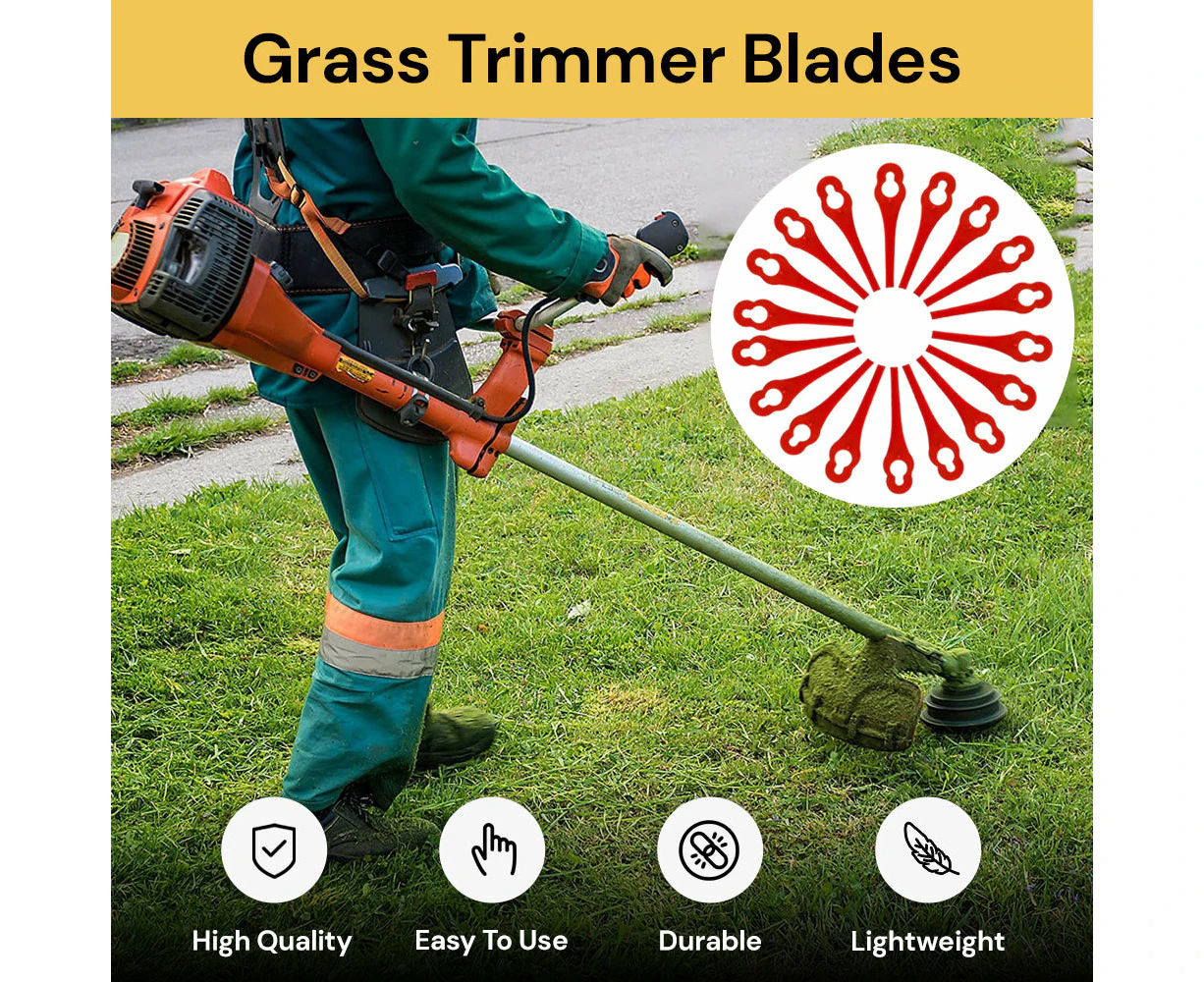 Grass trimmer blades - Rustproof & Lightweight - 100Pcs