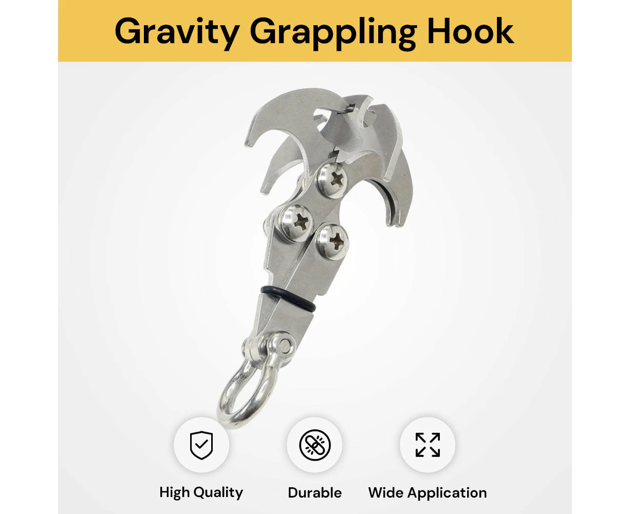 Gravity Grappling Hook - Heavy Duty, Versatile Use