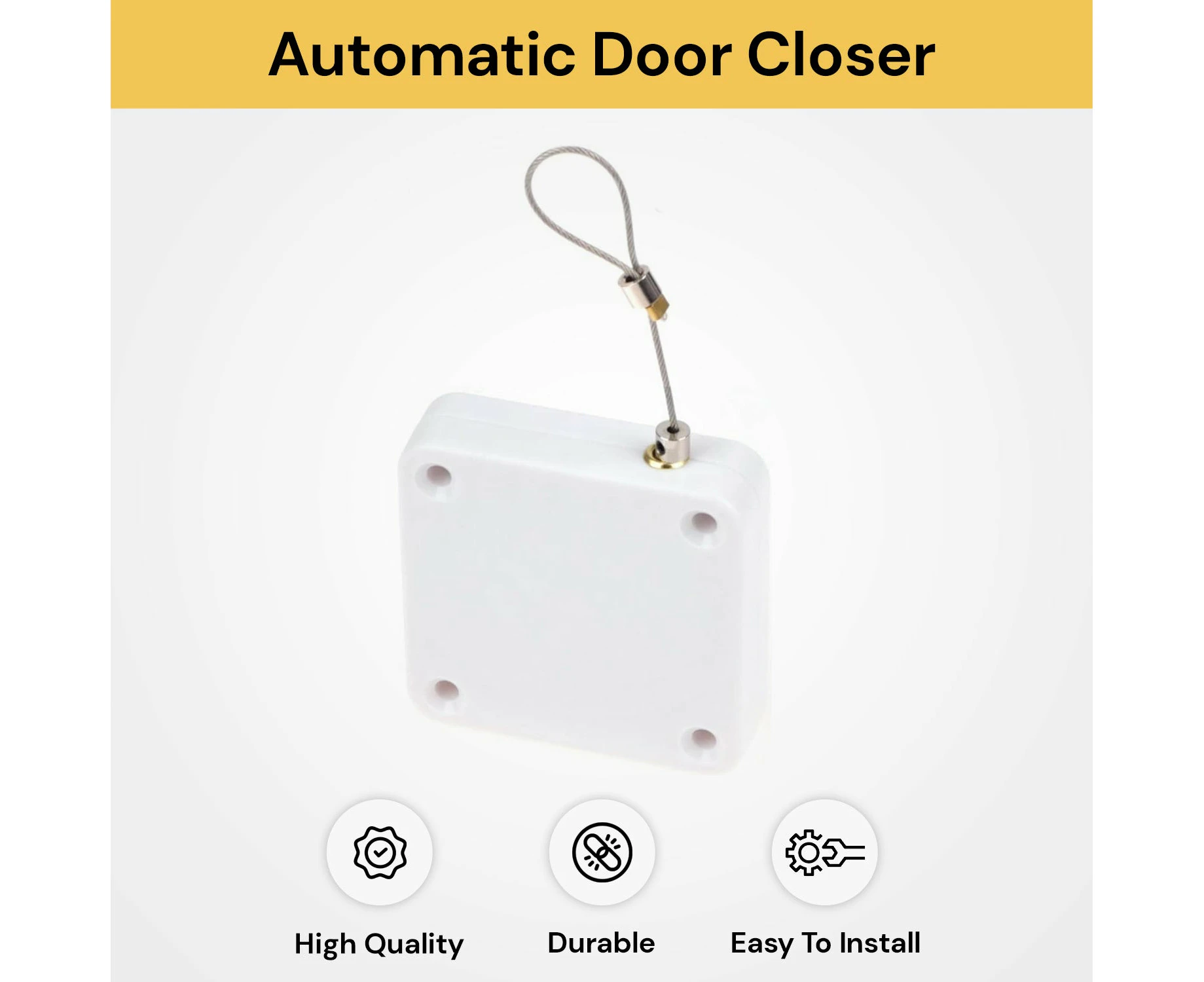 Punch Free Automatic Door Closer